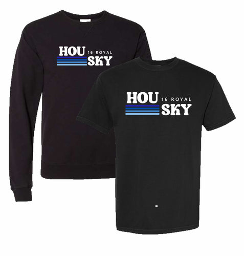 25-26 Houston Skyline - 16 Royal Spirit Wear