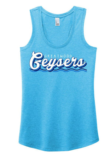 2025 GREATWOOD GEYSERS - AQUA LADIES TANK