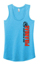 Load image into Gallery viewer, 2025 PECAN GROVE PIRANHAS - AQUA LADIES TANK