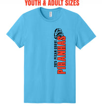 Load image into Gallery viewer, 2025 PECAN GROVE PIRANHAS - AQUA T-SHIRT