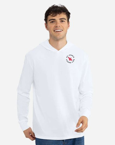 2025 ST. JOHN'S YOUNG LIFE - WHITE HOODED T-SHIRT