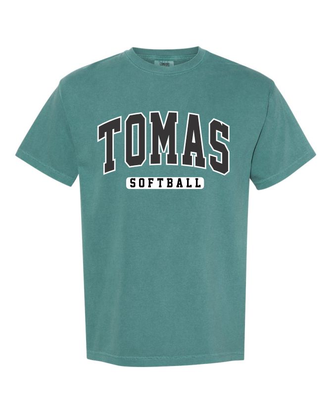 25-26 Tomas Softball - Green T-Shirt