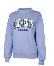 Load image into Gallery viewer, 26-27 Clements Cheer - Mock Neck Sweatshirts