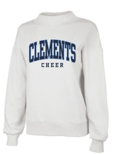 Load image into Gallery viewer, 26-27 Clements Cheer - Mock Neck Sweatshirts