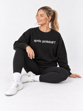 Load image into Gallery viewer, Apres Pickleball Sweatshirt - Black