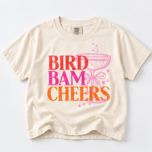 Load image into Gallery viewer, Bird Bam Cheers T-Shirt - 2 Shirt Styles