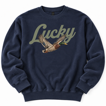 Load image into Gallery viewer, Lucky Duck Crewneck Sweatshirt - 2 Colors