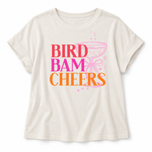 Load image into Gallery viewer, Bird Bam Cheers T-Shirt - 2 Shirt Styles