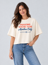 Load image into Gallery viewer, Mahjong Social Club T-Shirt - Ivory