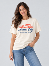 Load image into Gallery viewer, Mahjong Social Club T-Shirt - Ivory