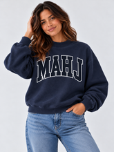 Load image into Gallery viewer, Collegiate MAHJ Mock Neck - Navy