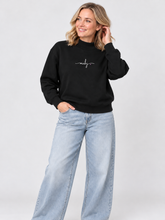 Load image into Gallery viewer, Mahj Love Mock Neck - Black