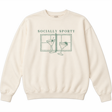 Load image into Gallery viewer, Socially Sporty Sweatshirt - Ivory