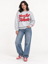 Load image into Gallery viewer, Never Lost a Tailgate Sweatshirt with Custom Name- Red