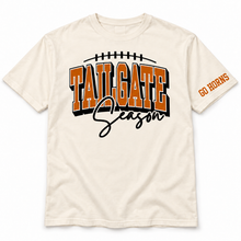 Load image into Gallery viewer, Tailgate Season T-Shirt with Custom Team - Burnt Orange, 2 Shirt Styles