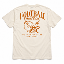 Load image into Gallery viewer, Football Social Club T-Shirt - Burnt Orange, 2 Shirt Styles