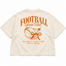 Load image into Gallery viewer, Football Social Club T-Shirt - Burnt Orange, 2 Shirt Styles