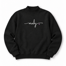 Load image into Gallery viewer, Mahj Love Mock Neck - Black