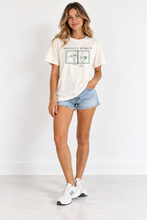 Load image into Gallery viewer, Socially Sporty T-Shirt -  Ivory - 2 Styles